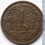 1 цент 1941 г. Нидерланды(15) -7213 - аверс