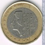 1 евро 1999 г. Нидерланды(15) -7213 - реверс
