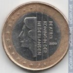 1 евро 2005 г. Нидерланды(15) -7213 - реверс