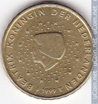 10 центов 1999 г. Нидерланды(15) -7213 - реверс