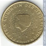 10 центов 2001 г. Нидерланды(15) -7213 - реверс