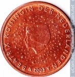 2 цента 2002 г. Нидерланды(15) -7213 - реверс