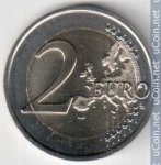 2 евро 2014 г. Нидерланды(15) -7213 - аверс