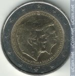 2 евро 2014 г. Нидерланды(15) -7213 - реверс