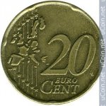20 центов 2001 г. Нидерланды(15) -7213 - аверс