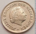 25 центов 1950 г. Нидерланды(15) -7213 - аверс
