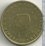 50 центов 2000 г. Нидерланды(15) -7213 - реверс