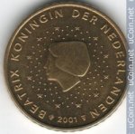 50 центов 2001 г. Нидерланды(15) -7213 - реверс