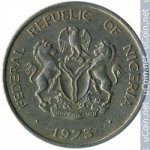 10 кобо 1973 г. Нигерия(15) -298 - реверс