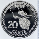20 центов 2009 г. Ниуэ(15) -16355 - реверс