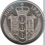 5 долларов 1988 г. Ниуэ(15) -16355 - аверс