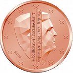 1 цент 2014 г. Нидерланды(15) -7213 - реверс