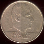 10 крон 2001 г. Норвегия(16) -2020 - реверс