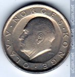 10 крон 1989 г. Норвегия(16) -2020 - реверс