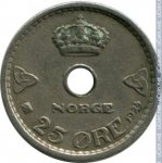 25 эре 1924 г. Норвегия(16) -2020 - реверс