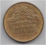 МЕДАЛЬ 1960 г. Дания(28) -4173 - реверс