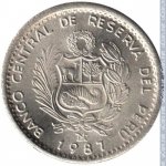 1 инти 1987 г. Перу(17) -1462 - аверс