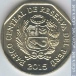 1 новый соль 2015 г. Перу(17) -1462 - реверс