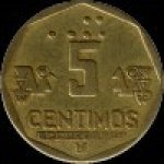 5 сентимо 1993 г. Перу(17) -1462 - аверс