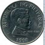 1 песо 1990 г. Филиппины(24) -719 - аверс