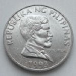 1 песо 1993 г. Филиппины(24) -719 - реверс
