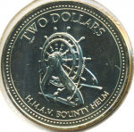 2 доллара 2009 г. Питкэрн остров(17) - 640 - аверс