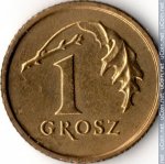 1 грош 1993 г. Польша(18) -6491 - реверс
