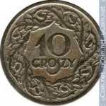 10 грошей 1923 г. Польша(18) -6491 - аверс