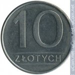 10 злотых 1986 г. Польша(18) -6491 - аверс