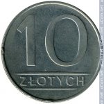 10 злотых 1988 г. Польша(18) -6491 - реверс