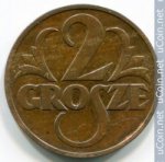2 гроша 1938 г. Польша(18) -6491 - аверс