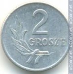 2 гроша 1949 г. Польша(18) -6491 - аверс