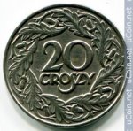 20 грошей 1923 г. Польша(18) -6491 - аверс