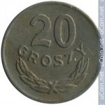 20 грошей 1949 г. Польша(18) -6491 - аверс