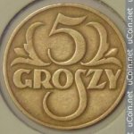 5 грошей 1935 г. Польша(18) -6491 - аверс