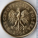 5 грошей 2004 г. Польша(18) -6491 - аверс