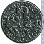50 грошей 1923 г. Польша(18) -6491 - реверс