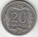 20 грошей 2009 г. Польша(18) -6491 - аверс