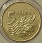 5 грошей 2003 г. Польша(18) -6491 - аверс