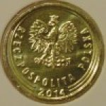 5 грошей 2014 г. Польша(18) -6491 - реверс