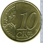 10 центов 2009 г. Португалия(18) -16372 - аверс