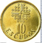 10 эскудо 1998 г. Португалия(18) -16372 - реверс