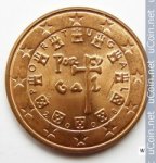 5 центов 2008 г. Португалия(18) -16372 - реверс