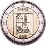 2евро 2018 г. Мальта(14) -21569 - аверс