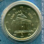 10 центов 2012 г. Сан-Марино(19) -60744 - реверс