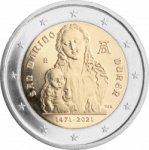 2евро 2021 г. Сан-Марино(19) -60744 - реверс