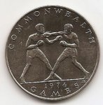 1 тала 1974 г. Самоа(19) - 1071 - реверс