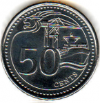 50 центов 2013 г. Сингапур(19) - 3227 - аверс