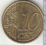 10 центов 2009 г. Словакия(20) - 5811 - аверс