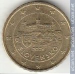 10 центов 2009 г. Словакия(20) - 5811 - реверс